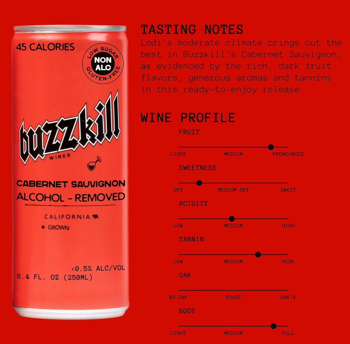 Buzzkill - Cabernet Sauvignon (4 pack)