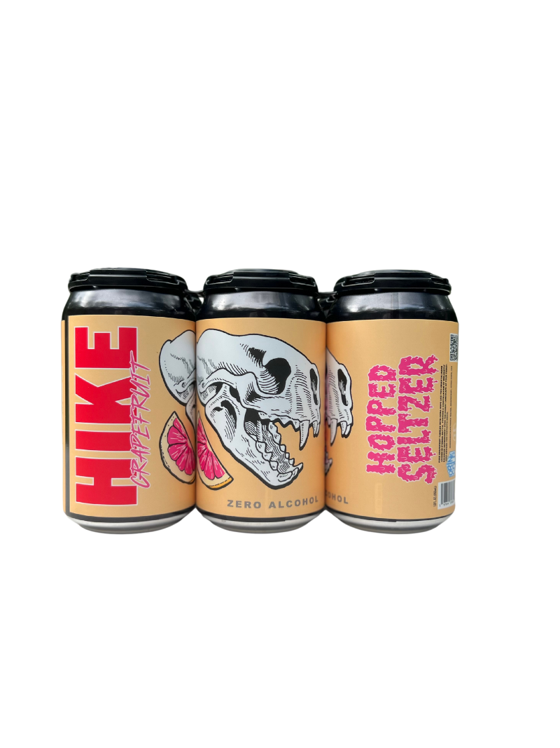 Hike Hopped Seltzer - Grapefruit (6 pack)