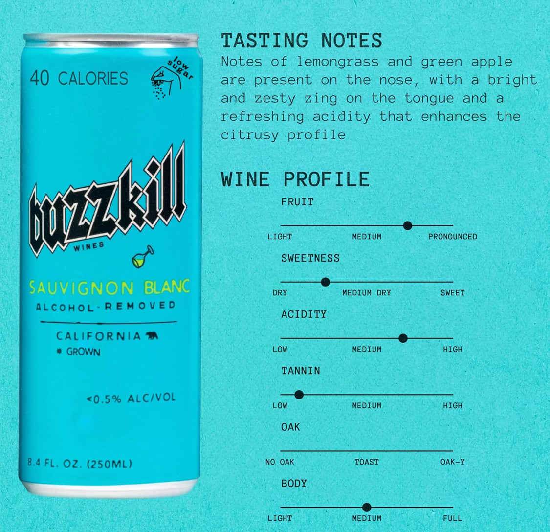 Buzzkill - Sauvignon Blanc (4 pack)