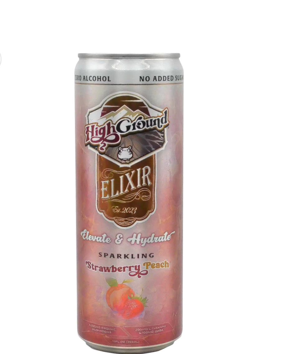 High Ground Elixir - Strawberry Peach (4 pack)