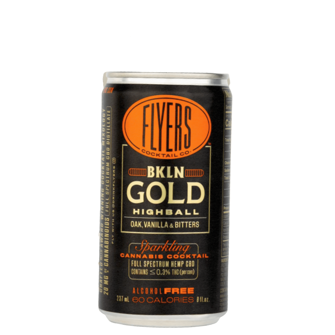 Flyers BLKN Gold - 4 pack Sparkling Cannabis Cocktail single